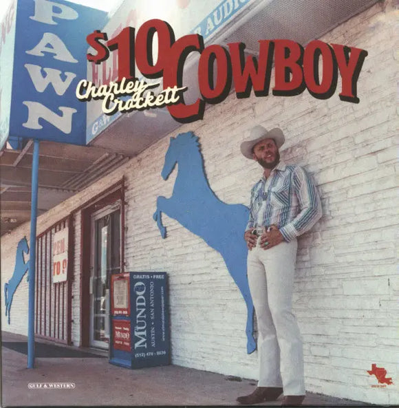 CROCKETT, CHARLEY <BR><I> $10 COWBOY [Indie Exclusive Blue Vinyl] LP</I>
