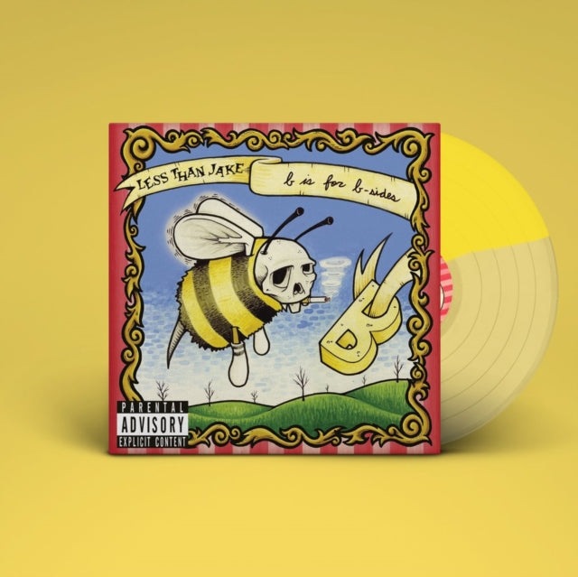 LESS THAN JAKE B IS FOR B SIDES Indie Exclusive Split Yellow