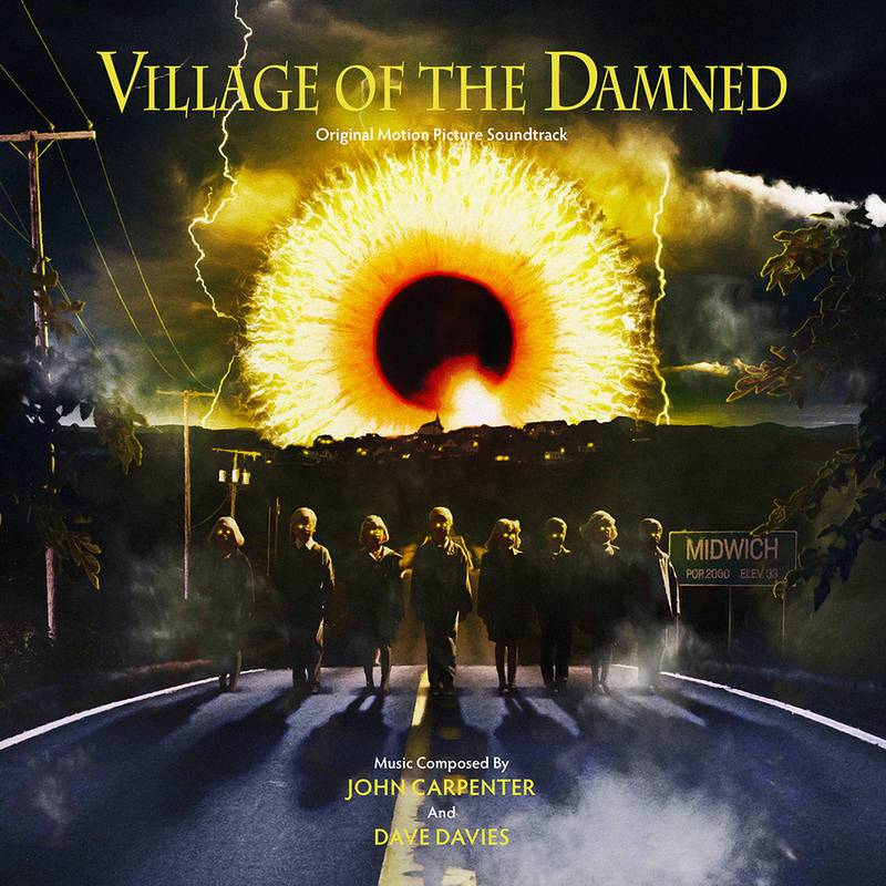 John Carpenter's Village of the Damned - Screener Copy w/early, unused  cover artwork. Bottom print reads: THIS DOES NOT REPRESENT FINAL  VIDEOSLEEVE ART : r/VHS