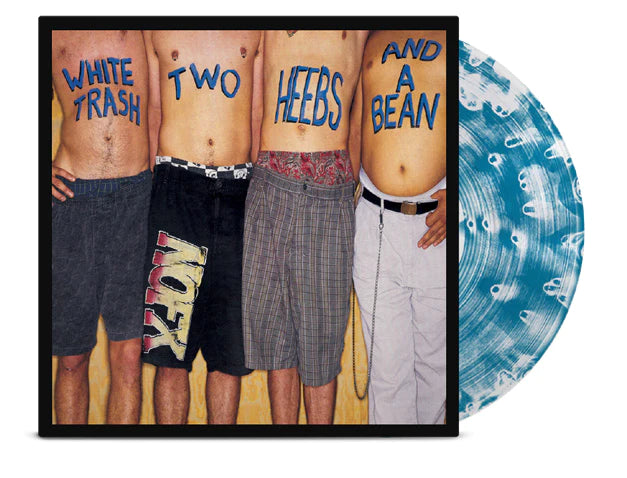 NOFX WHITE TRASH (Anniversary Edition) [Sea Blue/Clear Vinyl] LP