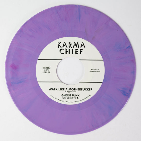 GHOST FUNK ORCHESTRA <BR><I> WALK LIKE A MOTHERF*CKER / ISAAC HAYES [Opaque Purple Vinyl] 7