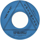 JONES, DURAND & THE INDICATIONS <BR><I> Ride or Die / More Than Ever [Red Vinyl] 7"</I>