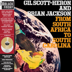 SCOTT-HERON,GIL / FROM SOUTH AFRICA TO SOUTH CAROLINA (RSD)[Gold & White Color Vinyl] 2LP