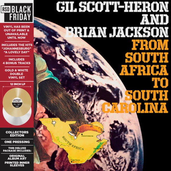 SCOTT-HERON,GIL / FROM SOUTH AFRICA TO SOUTH CAROLINA (RSD)[Gold & White Color Vinyl] 2LP