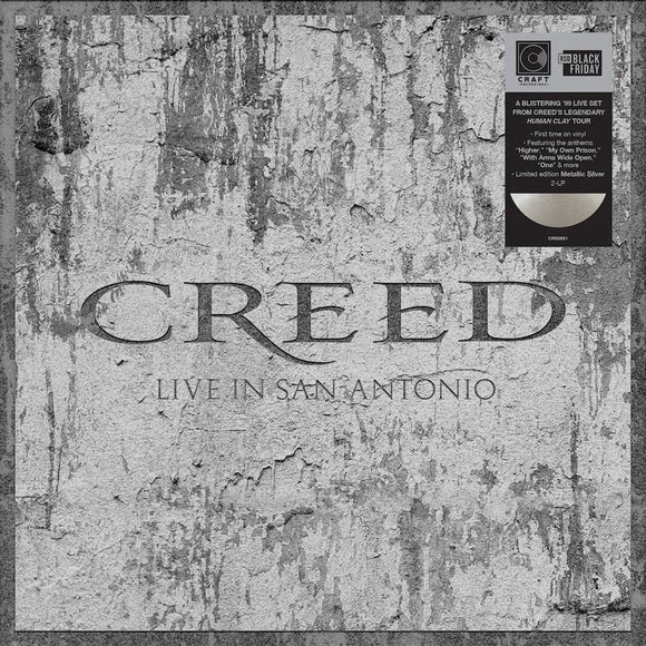 CREED / LIVE IN SAN ANTONIO (11/14/1999)[METALLIC SILVER VINYL] 2LP