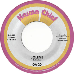 GA-20 <BR><I> JOLENE / STILL AS THE NIGHT [Transparent Brown Vinyl] 7"</I>