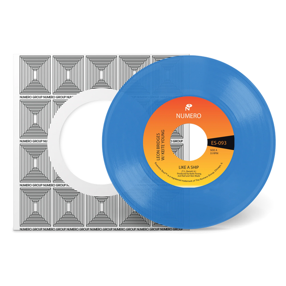 BRIDGES, LEON & PASTOR T.L. BARRETT - LIKE A SHIP [Clear Blue Vinyl] 7