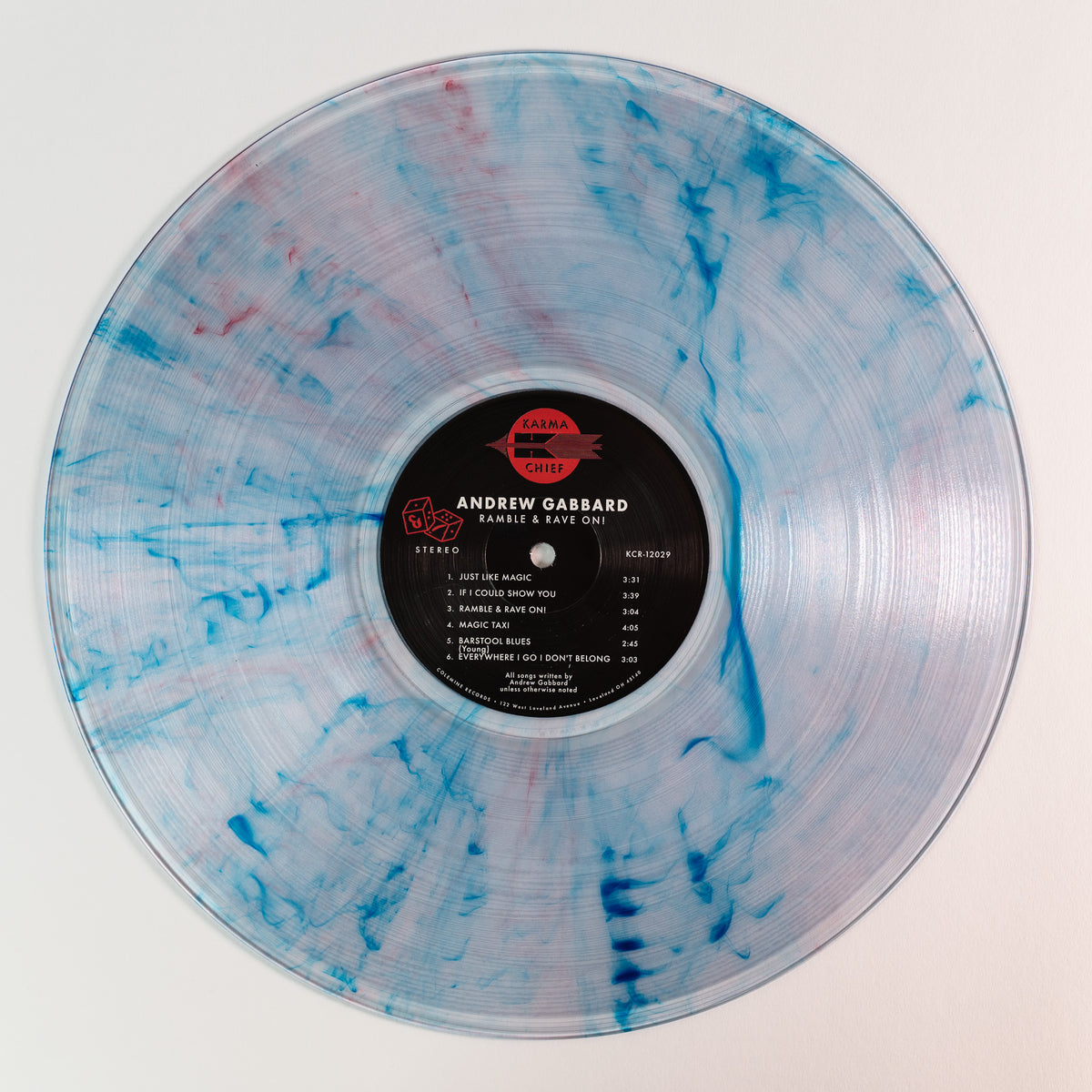 GABBARD, ANDREW - RAMBLE & RAVE ON [Ohio Store Exclusive Blue Red & Cl ...