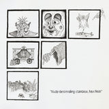 TEEN SUICIDE - NUDE DESCENDING STAIRCASE HEADLESS [Distant Clouds Grey Vinyl] LP