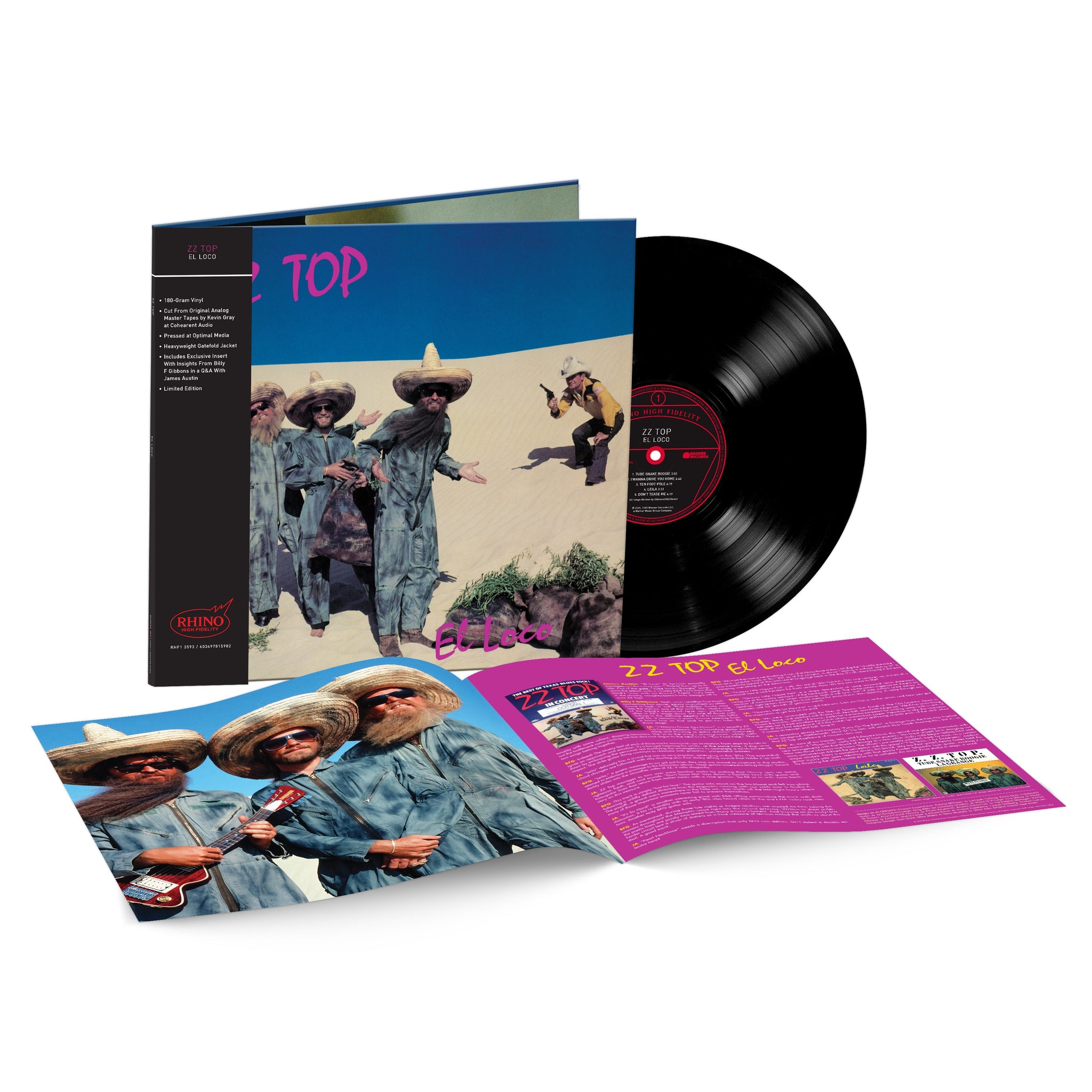 ZZ TOP - EL LOCO (Rhino High-Fidelity) LP – Vinylgram
