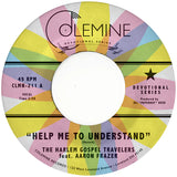FRAZER, AARON & THE HARLEM GOSPEL TRAVELERS <br><I> HELP ME TO UNDERSTAND B/W/ LOOK UP! [Clearwater Blue Vinyl] 7"</I>