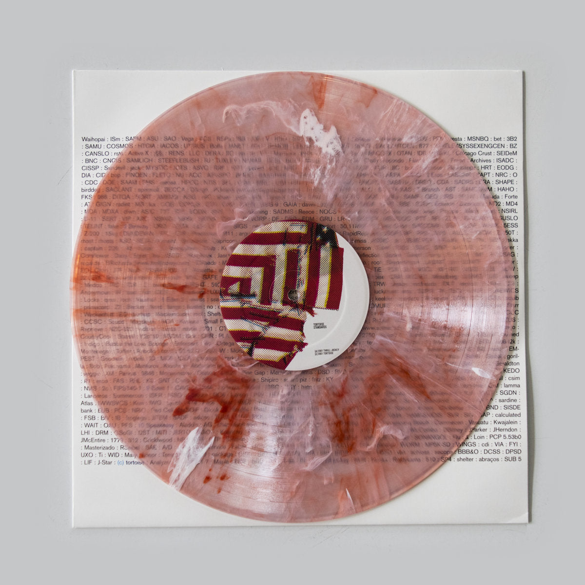 TORTOISE - STANDARDS [Indie Exclusive Clear w/ Red & White Vinyl