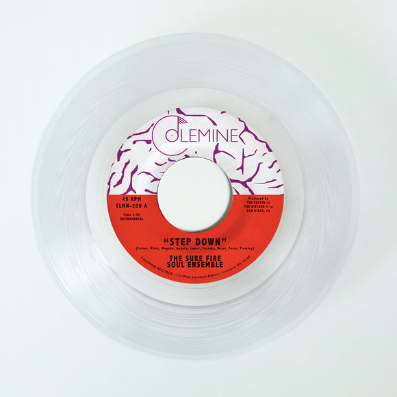 SURE FIRE SOUL ENSEMBLE, THE <BR><I> STEP DOWN / LA FACHADA [Clear Vinyl] 7