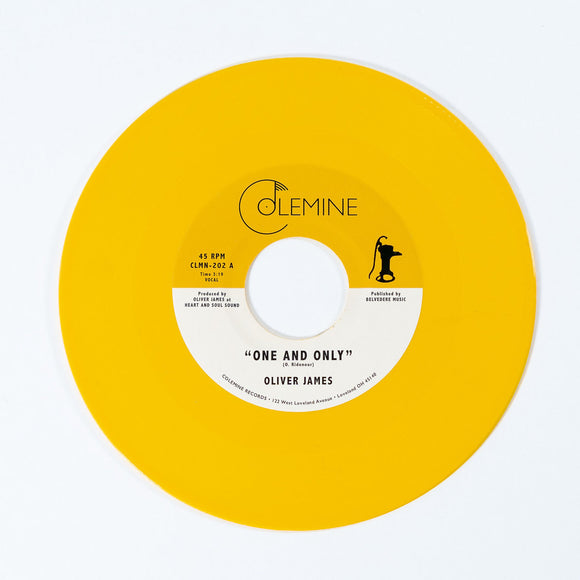 JAMES, OLIVER <BR><I> ONE AND ONLY / BUT FOR THE LOVE [Yellow Vinyl] 7