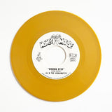 AJ & THE JIGGAWATTS <BR><I> WRONG STEP B/W KARMA IS A B*TCH [Gold Color Vinyl] 7"</I>