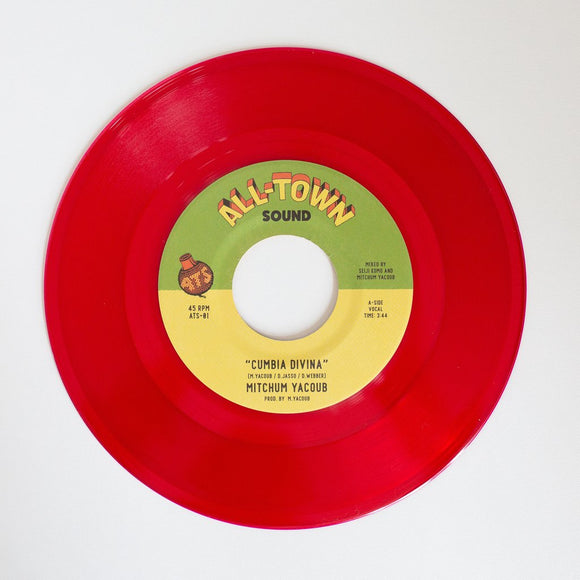 YACOUB, MITCHUM <BR><I> CUMBIA DIVINA [Translucent Red Vinyl] 7