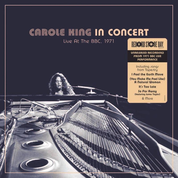 KING, CAROLE <br><I> In Concert - Live At The BBC 1971 (RSD) LP</I>