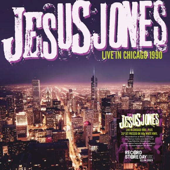 JESUS JONES - Live in Chicago 1990 2LP<br> [LIMIT 1 PER CUSTOMER]
