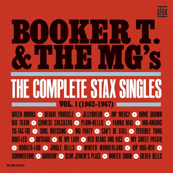 JONES, BOOKER T. & THE MG'S <BR><I> THE COMPLETE STAX SINGLES VOL. 1 (1962-67) [Red Vinyl] 2LP</I>