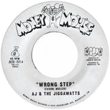 AJ & THE JIGGAWATTS <BR><I> WRONG STEP B/W KARMA IS A B*TCH [Gold Color Vinyl] 7"</I>