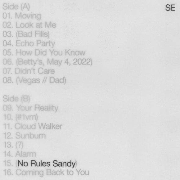 SYLVAN ESSO <BR><I> NO RULES SANDY [Indie Exclusive Cassette] </I>