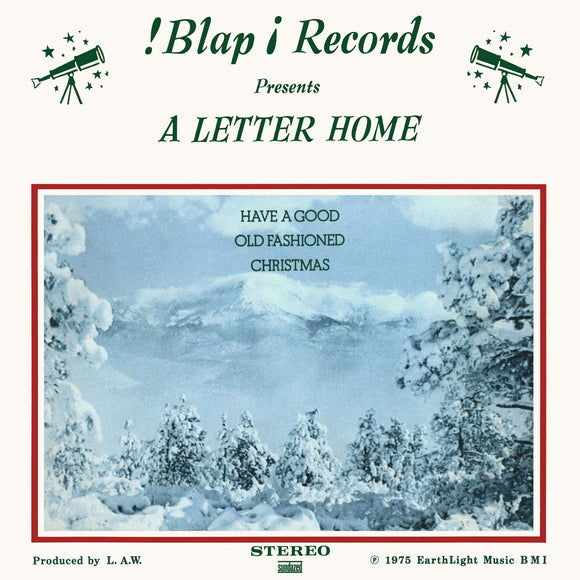 A LETTER HOME <BR><I> HAVE A GOOD OLD FASHIONED CHRISTMAS [White Vinyl] LP</I>