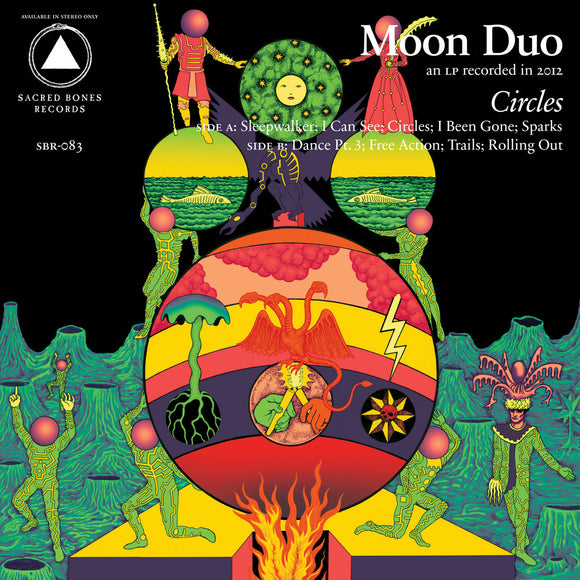 MOON DUO <BR><I> CIRLCES [Green Vinyl] LP</i><br>