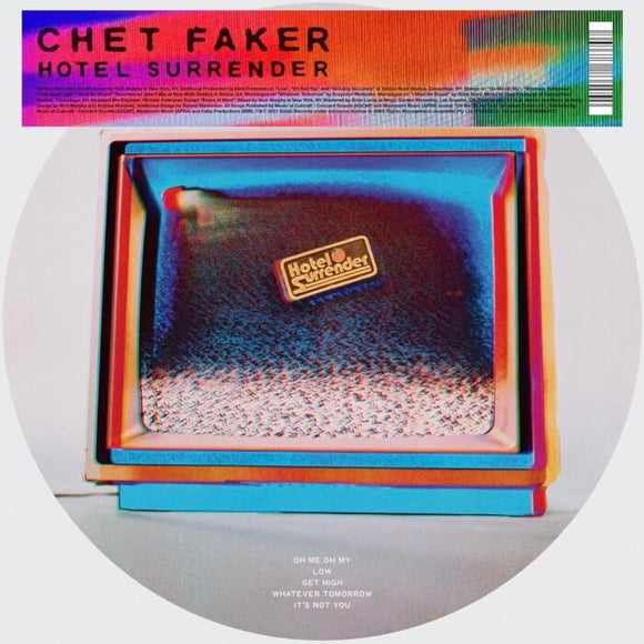 CHET FAKER <BR><I> HOTEL SURRENDER [Indie Exclusive Picture Disc] LP</I><br><br>