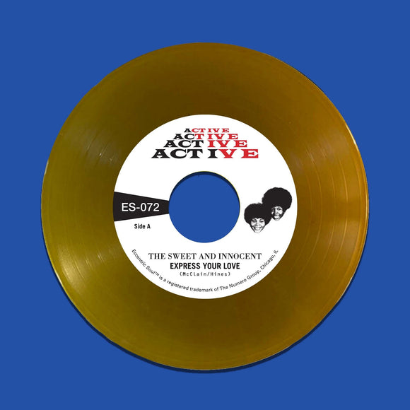 SWEET & INNOCENT, THE & THE MEMPHIS MUSTANGS <BR><I> CRY LOVE [Gold Vinyl] 7